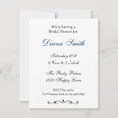 Invitations de Coussins Turquoises Cinderella Slip (Dos)