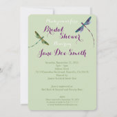 Invitations de coutume de Fête de la mariée de (Dos)
