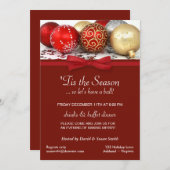 Invitations de coutume de fête de vacances de Noël (Devant / Derrière)