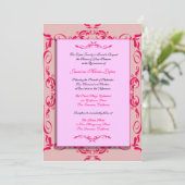 Invitations de coutume de Quinceanera (Debout devant)