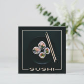 Invitations de coutume de sushi (Debout devant)