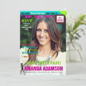 Invitations de couverture du magazine Bat mitzvah (Debout devant)