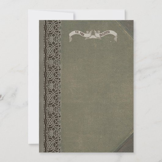 Invitations de couverture médiévale (Devant)