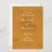 Invitations de couverture médiévale (Dos)