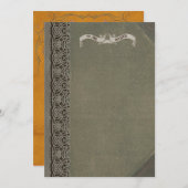 Invitations de couverture médiévale (Devant / Derrière)