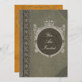 Invitations de couverture médiévale (Devant / Derrière)