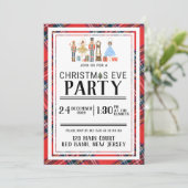 Invitations de craqueurs de Noël personnalisables (Debout devant)