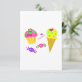 Invitations de crème glacée (Debout devant)