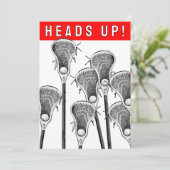 Invitations de crosse (Debout devant)