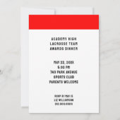 Invitations de crosse (Dos)