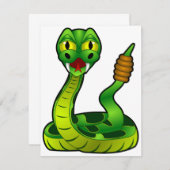 Invitations de crotales vertes (Devant / Derrière)