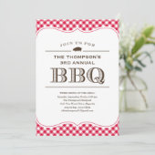 Invitations de cuisine barbecue (Debout devant)