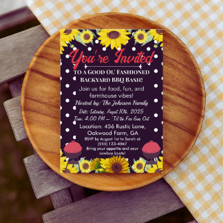 Invitations de cuisine - Grill & BBQ Pig-roast