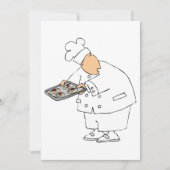 Invitations de cuisiniers cuisiniers (Devant)