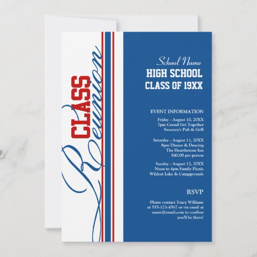 Invitations de Customizable Class (Devant)