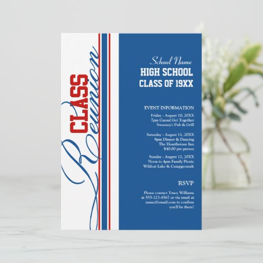 Invitations de Customizable Class (Debout devant)