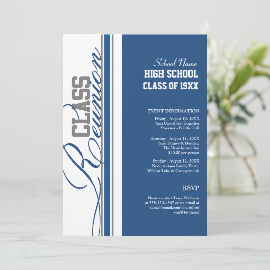 Invitations de Customizable Class (Debout devant)