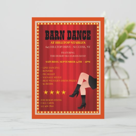 Invitations de danse (Debout devant)