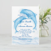 Invitations de dauphin (Debout devant)