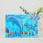 invitations de dauphins sous-marins (Debout devant)