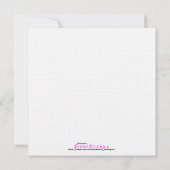 Invitations de David Wedding (Dos)