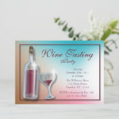 Invitations de dégustation de vin (Debout devant)