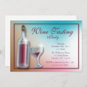 Invitations de dégustation de vin (Devant / Derrière)