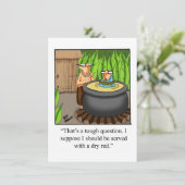 Invitations de dégustation de vin amusantes (Debout devant)