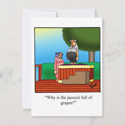 Invitations de dégustation de vin amusantes (Devant)