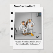 Invitations de dégustation de vin amusantes (Devant / Derrière)