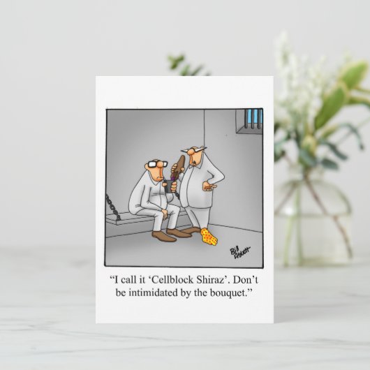 Invitations de dégustation de vin amusantes (Debout devant)