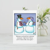 Invitations de dégustation de vin amusantes (Debout devant)