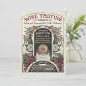 Invitations de dégustation de vins v.2 (Debout devant)