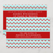 Invitations de déjeuner d'anniversaire des (Devant / Derrière)