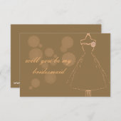 Invitations de demoiselles Enveloppes blanches inc (Devant / Derrière)