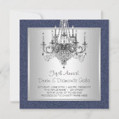 Invitations de Denim et Diamond Party (Dos)