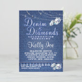 Invitations de Denim et Diamonds Party (Debout devant)