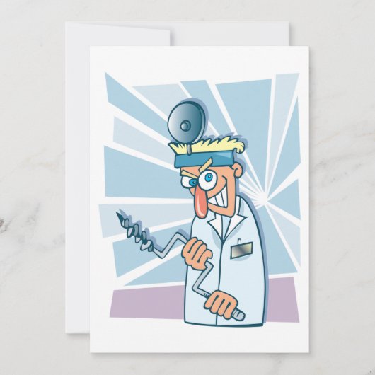 Invitations de dentistes fous (Devant)