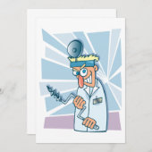 Invitations de dentistes fous (Devant / Derrière)