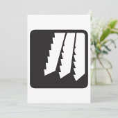 Invitations de dents de scie