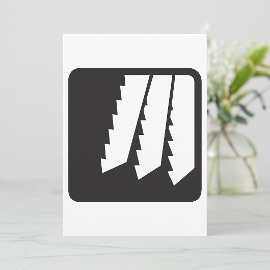 Invitations de dents de scie