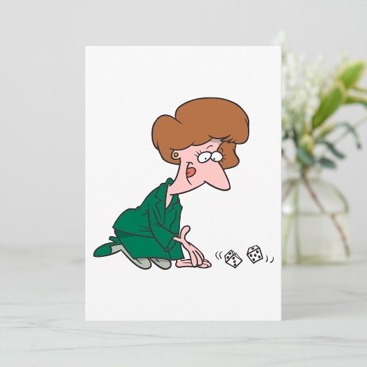 Invitations de dés de femmes