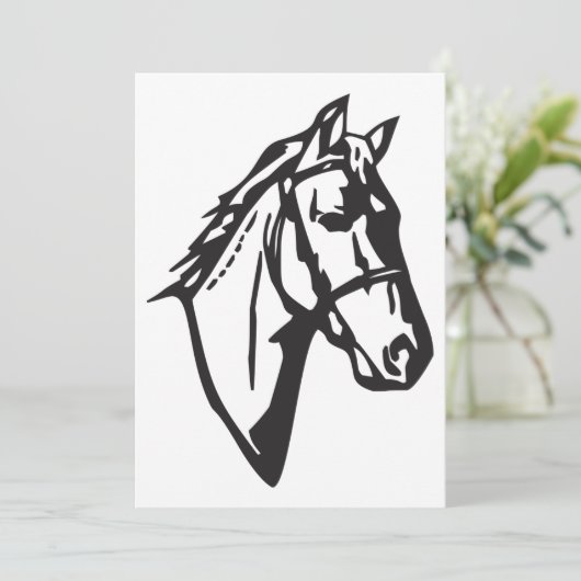 Invitations de dessin de cheval (Debout devant)