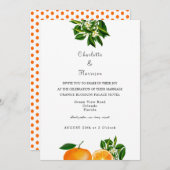 Invitations de destination Mariage Floride (Devant / Derrière)