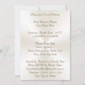 Invitations de diamants remarquables PERSONNALISÉE (Dos)