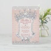 Invitations de Diamond et de Bling Party (Debout devant)