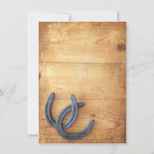 Invitations de Dîner de répétition de Double fer à (Dos)