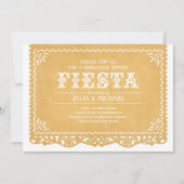 Invitations de dîner de répétition de fiesta (Devant)