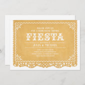 Invitations de dîner de répétition de fiesta (Devant / Derrière)