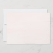 Invitations de dîner de répétition de mariage (Dos)